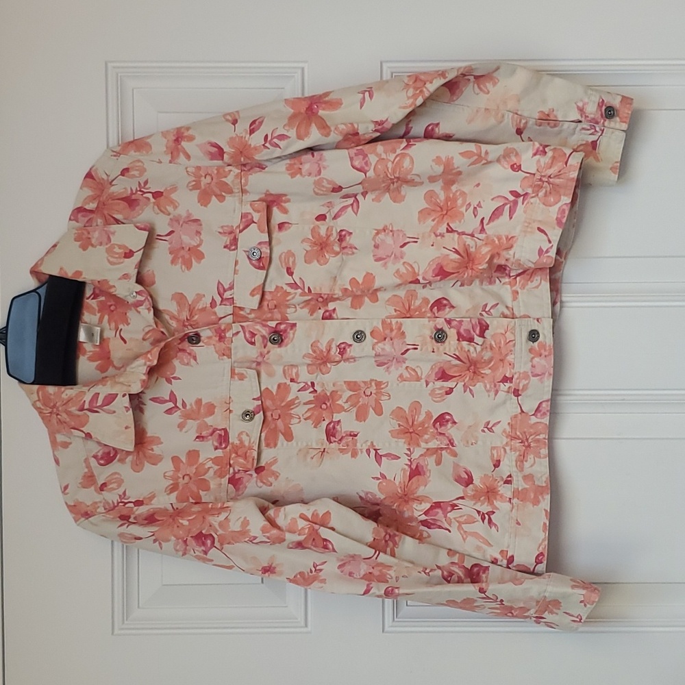 Floral Jean Jacket